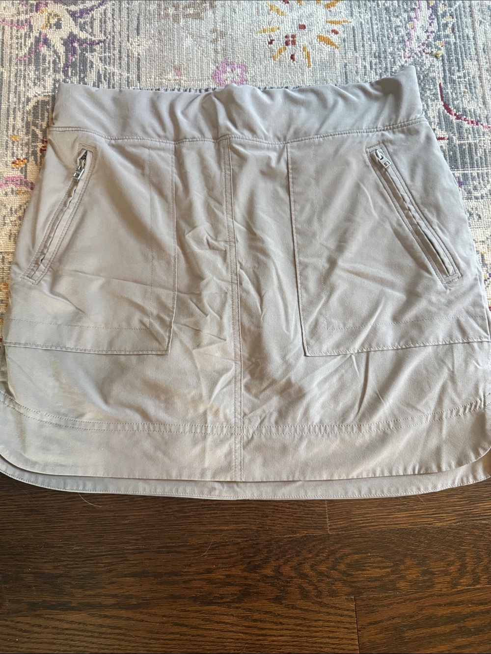 Athleta  Stretch Skort in Light Gray - Women's Skirt